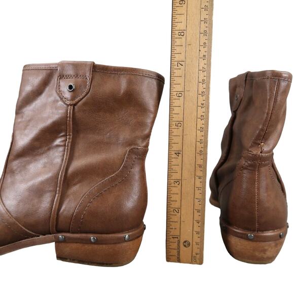 Fergalicious Shoes Womens 6.5 Booties Fashion Western Pull On Ankle Boot Mollie - Picture 7 of 14